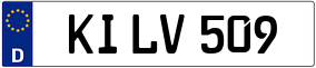 Truck License Plate